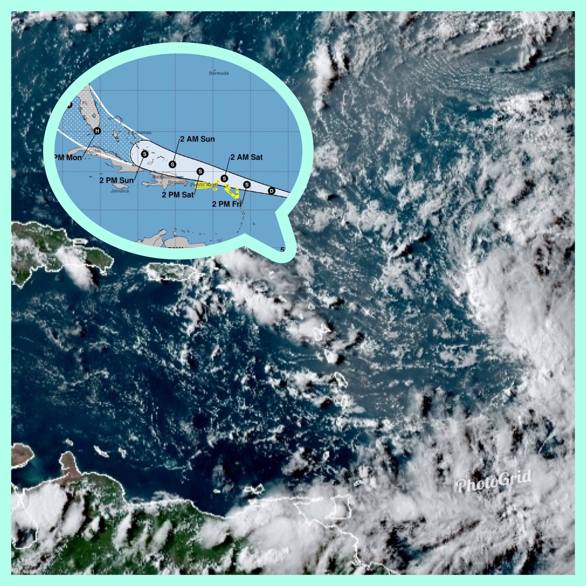 Depresión tropical 13 podría afectar a RD este fin de semana